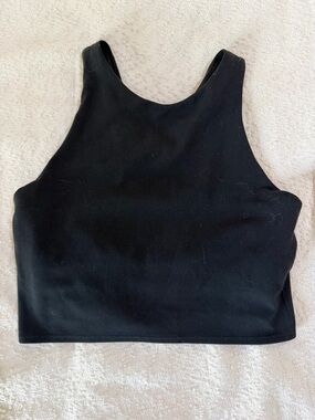 Athleta A-C Conscious Crop Top Black small